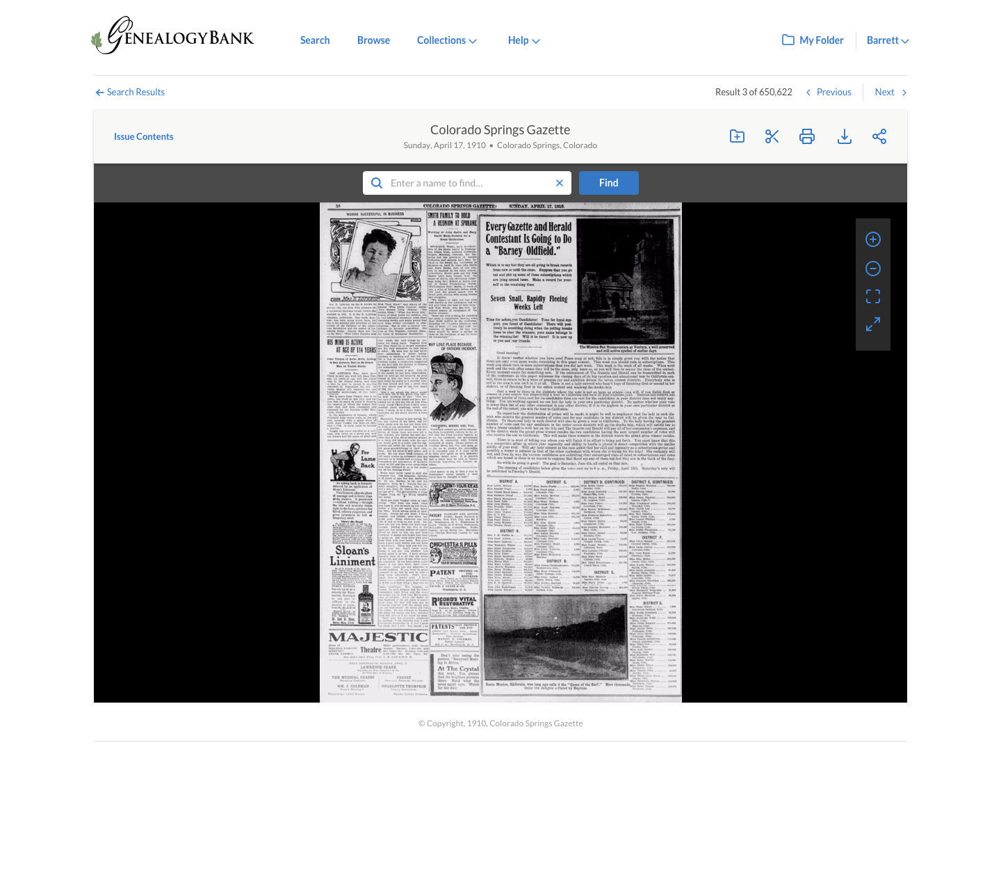 Image Viewer Design Update — Newspaper Display Full Page View