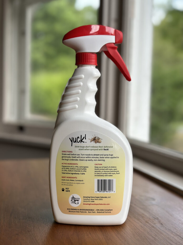 Yuck! product label design for Amazing Grace Super Naturals